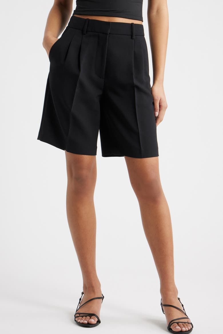 The Icon High Rise Bermuda Shorts