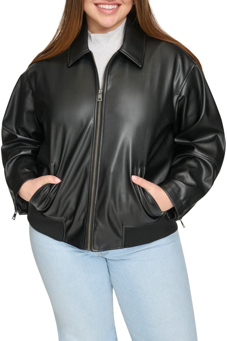 Faux Leather Jacket