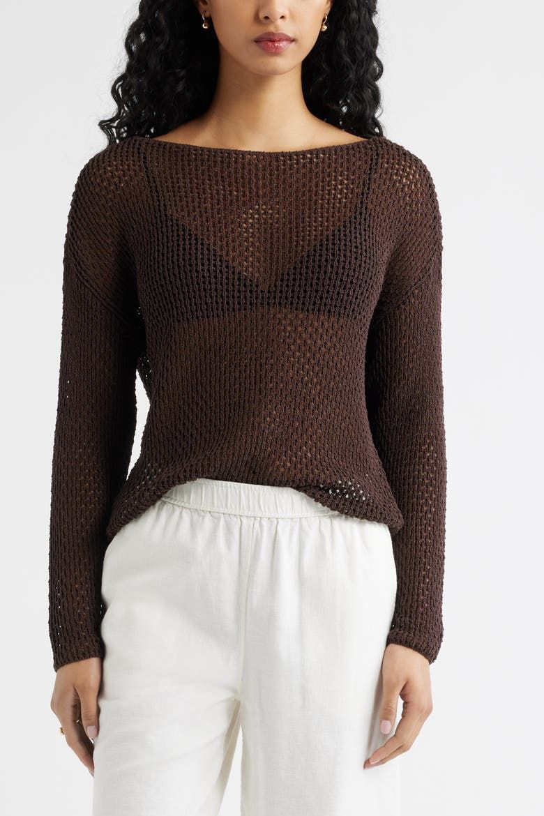 Open Stitch Sweater