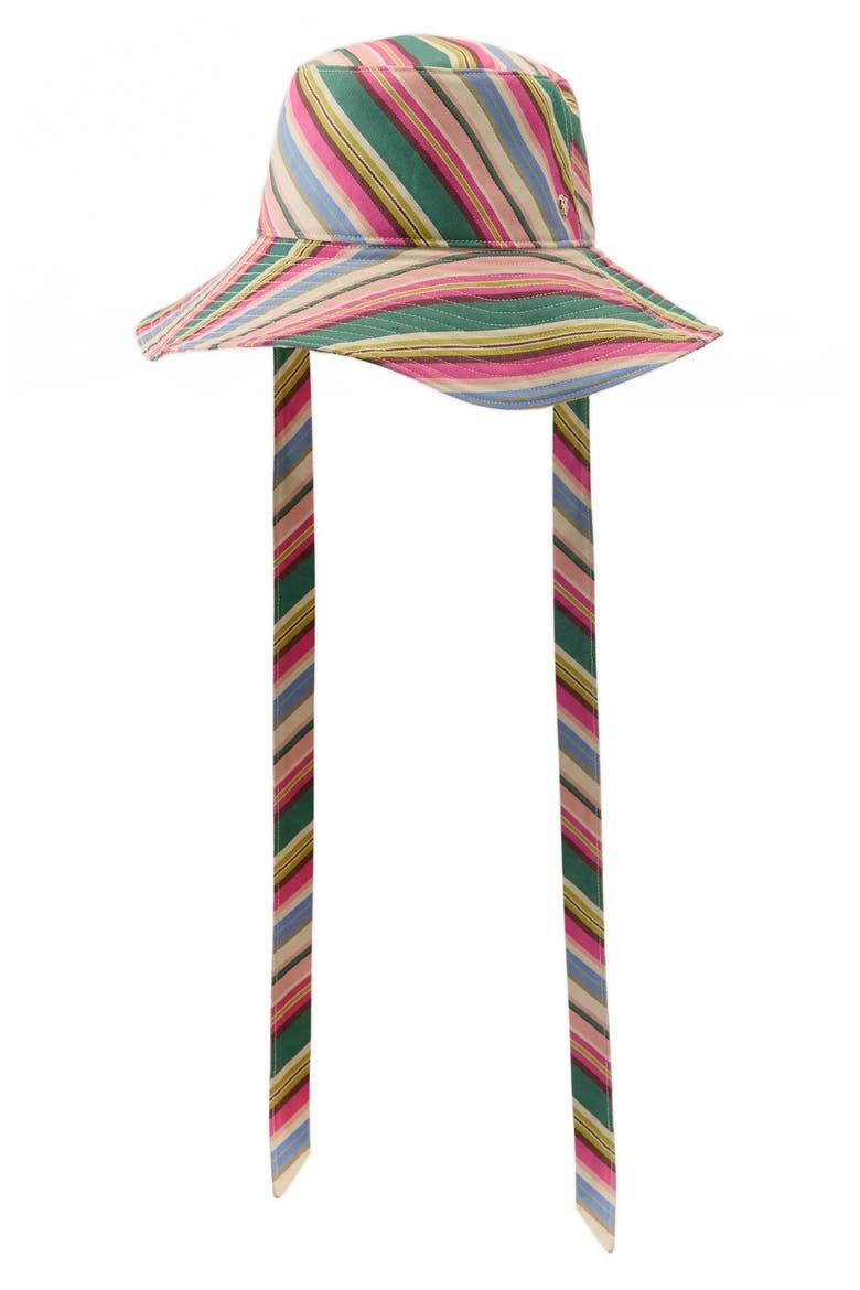 Kiyoma Stripe Organic Cotton Bucket Hat