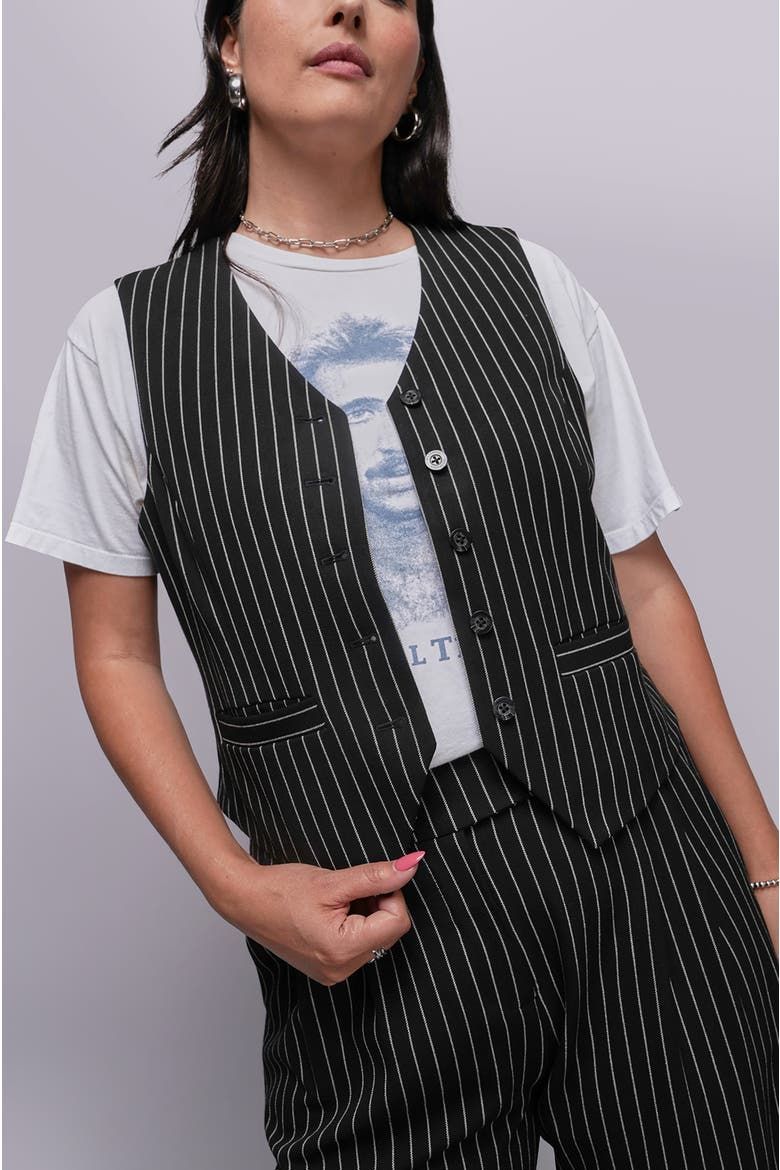 The Empower Pinstripe Vest