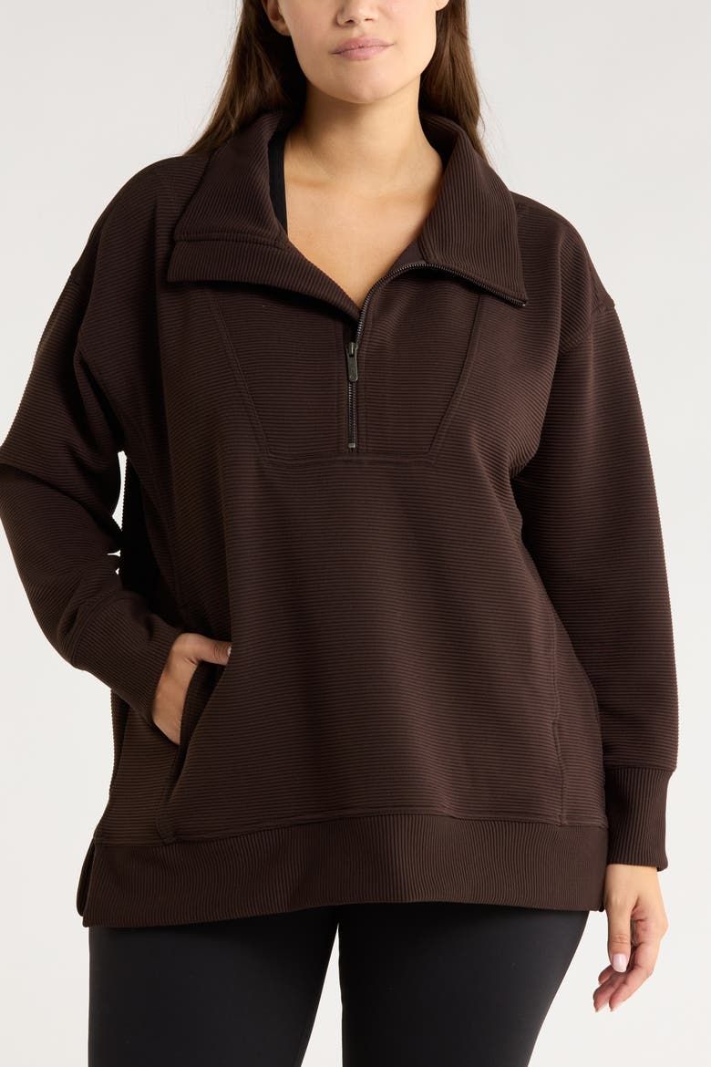 Kickback Ottoman Half Zip Tunic