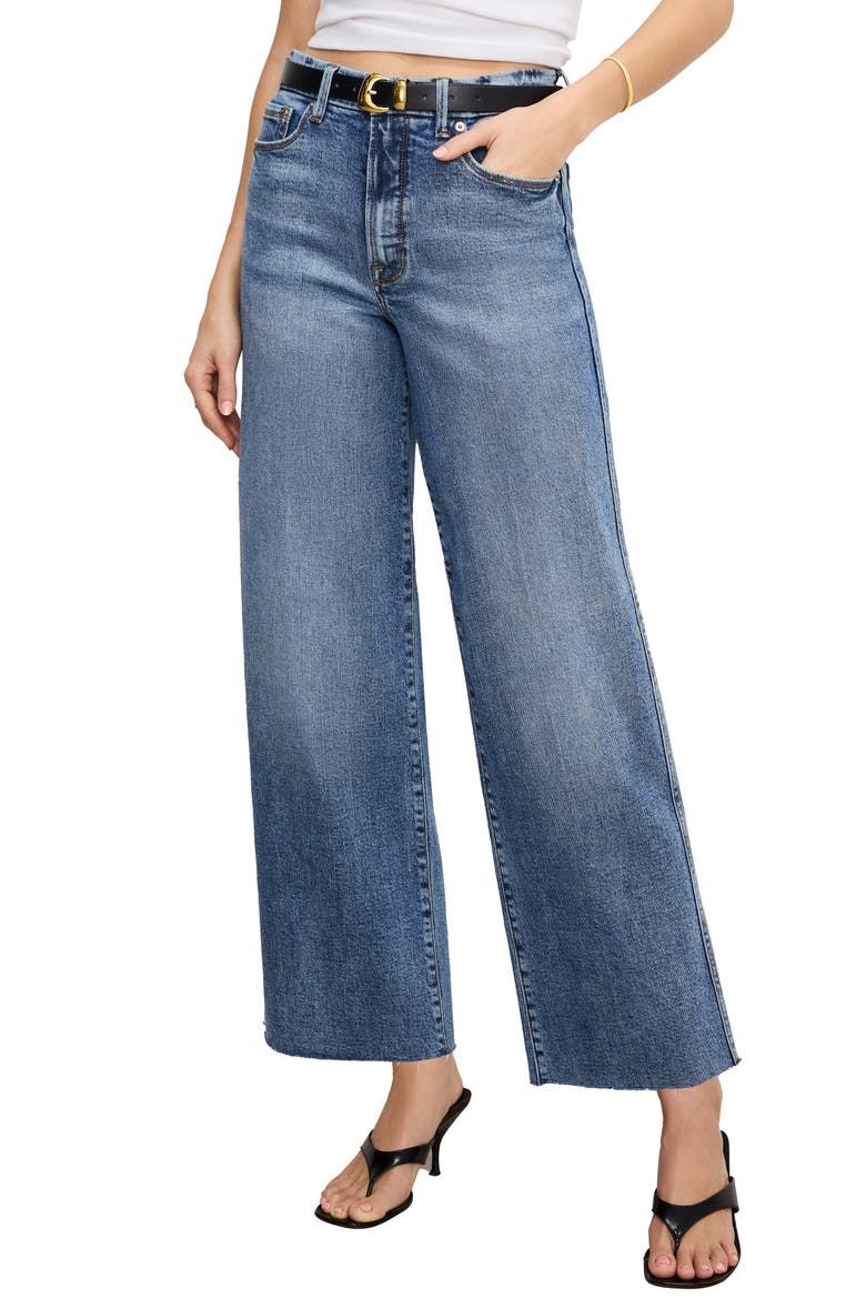 Good Skate Ankle Wide Leg Jeans