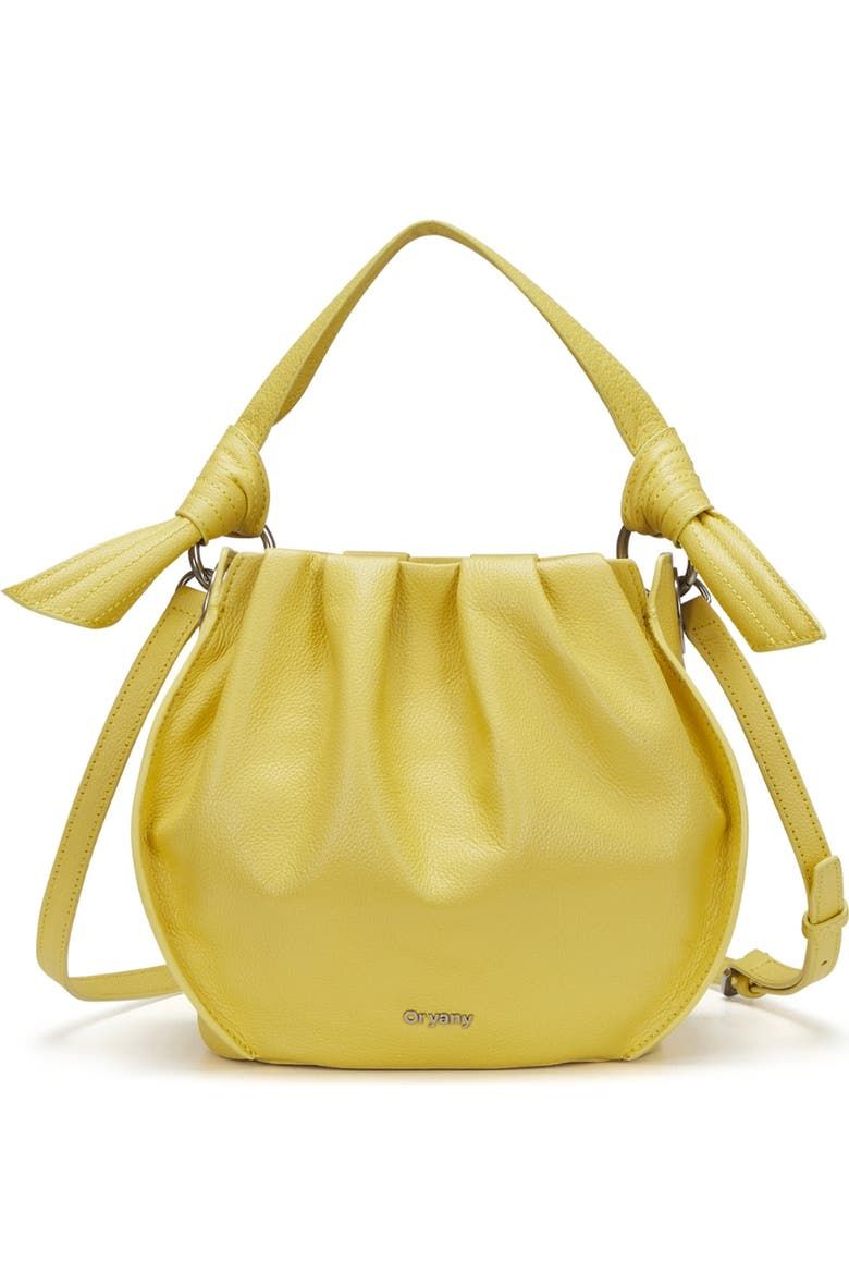 Selena Leather Bucket Bag