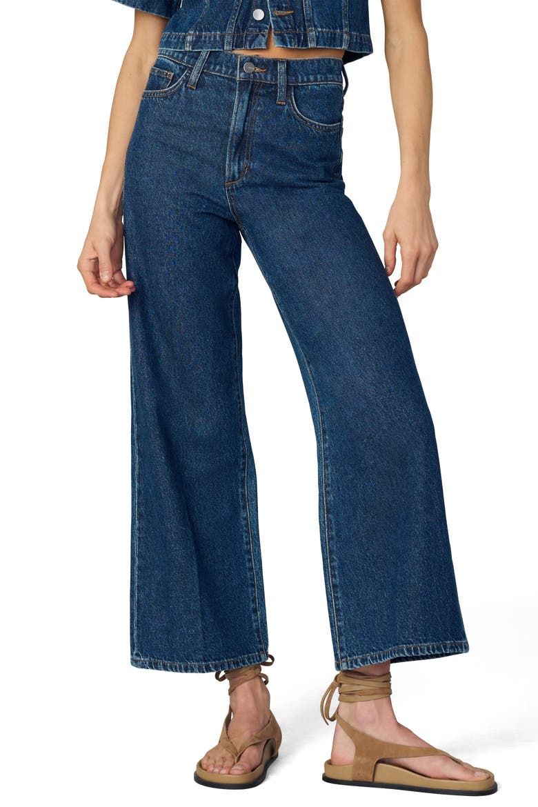The Mia High Waist Ankle Wide Leg Jeans