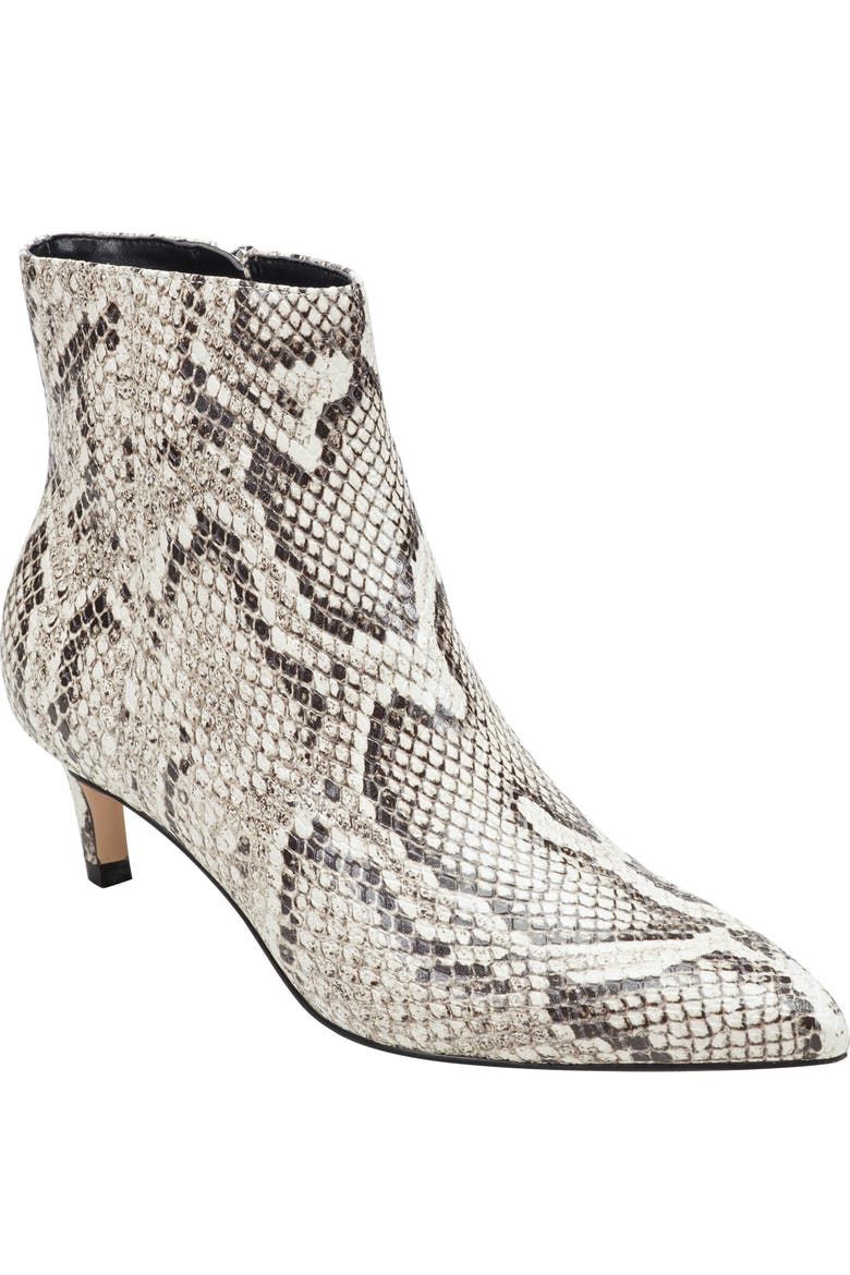 Itzia Pointed Toe Kitten Heel Bootie