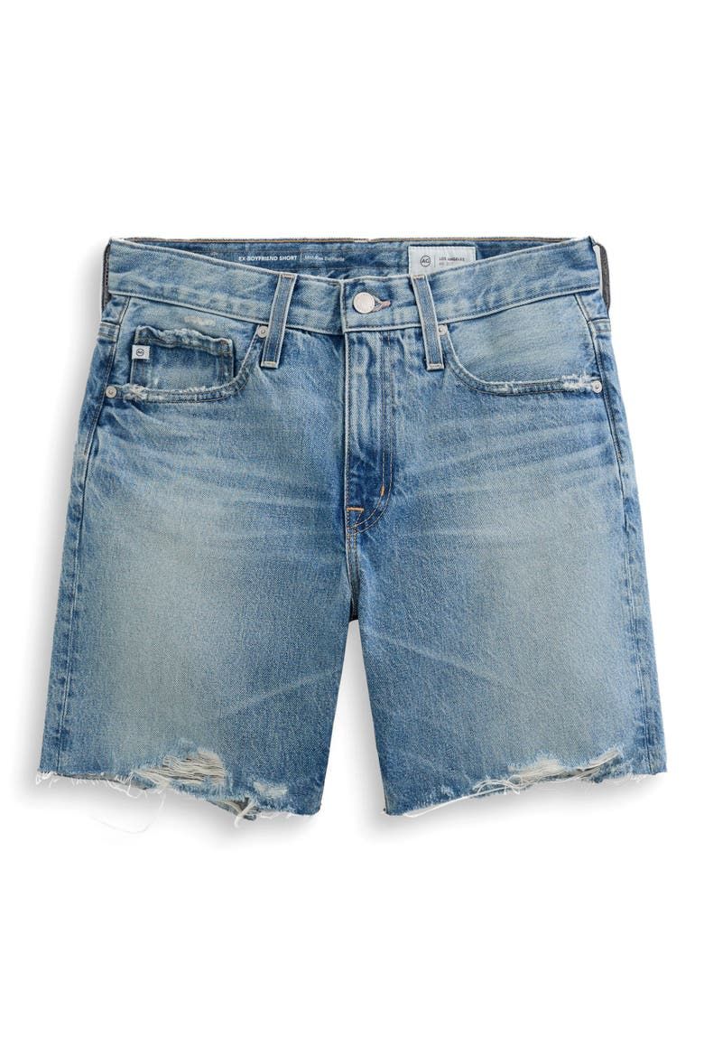 Ex-Boyfriend Mid Thigh Denim Cutoff Shorts