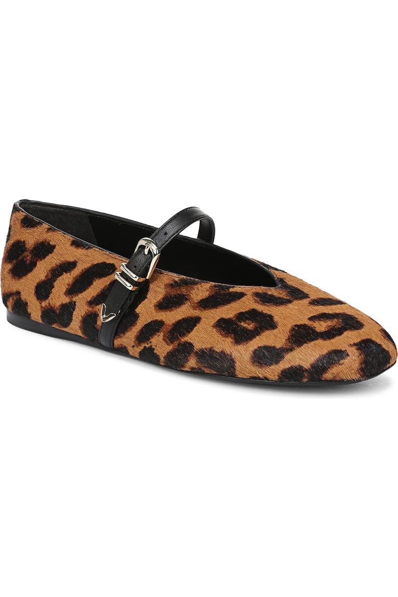 Margot Genuine Calf Hair Mary Jane Flat