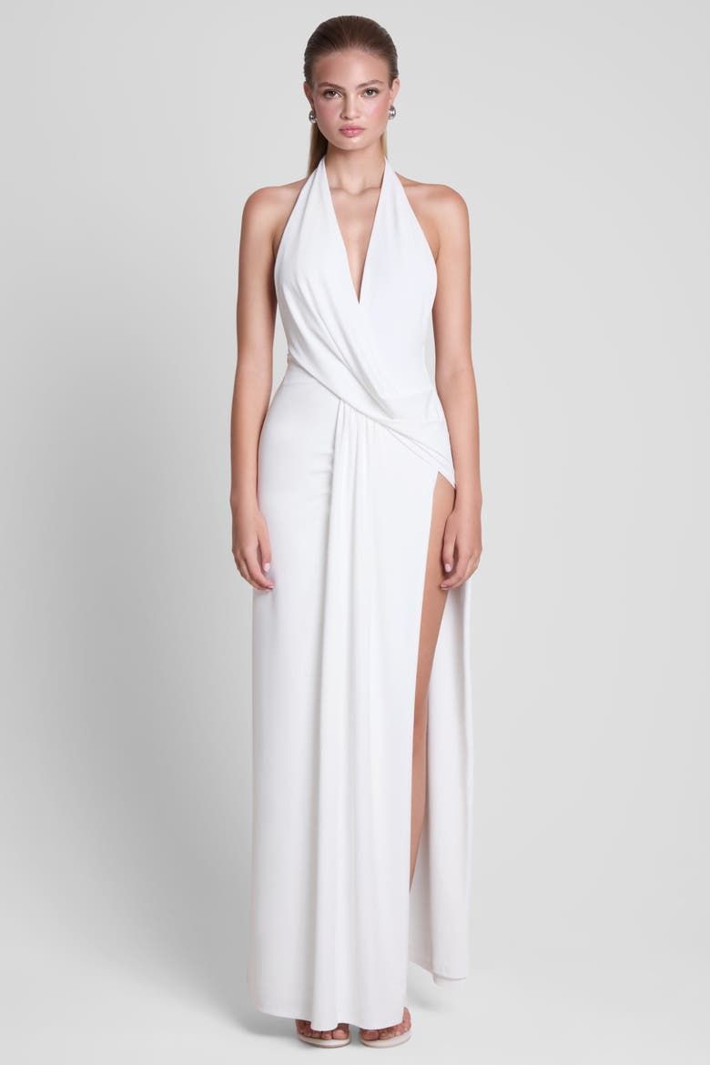 Palermo Plunge Drape Maxi Dress