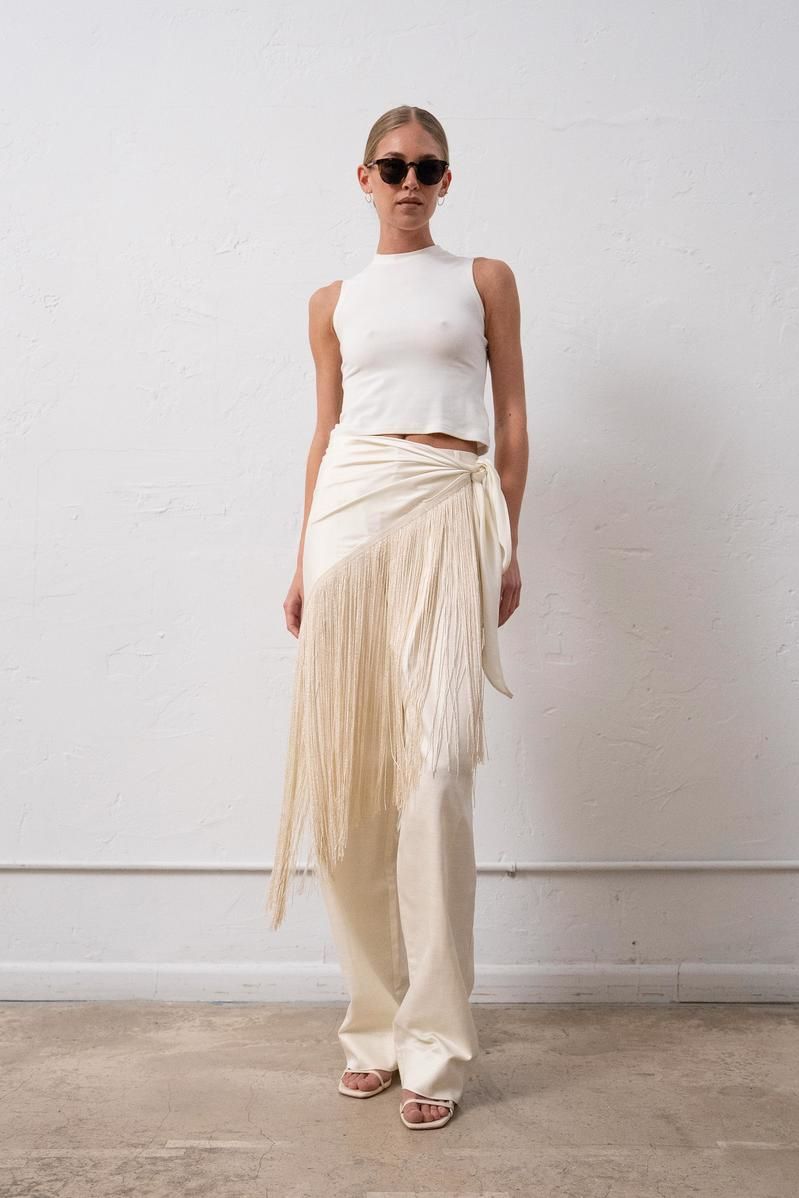 Parentezi, Fringe Silk Scarf