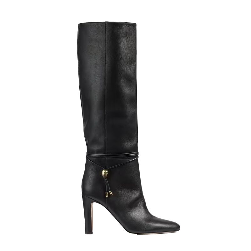 Black knee high boots, L.K. Bennett