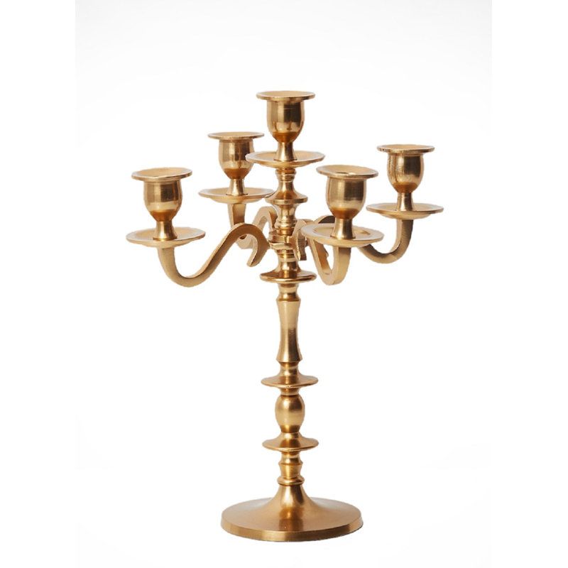 Rosdorf Park 14'' Aluminum Tabletop Candelabra &amp;amp; Reviews | Wayfair