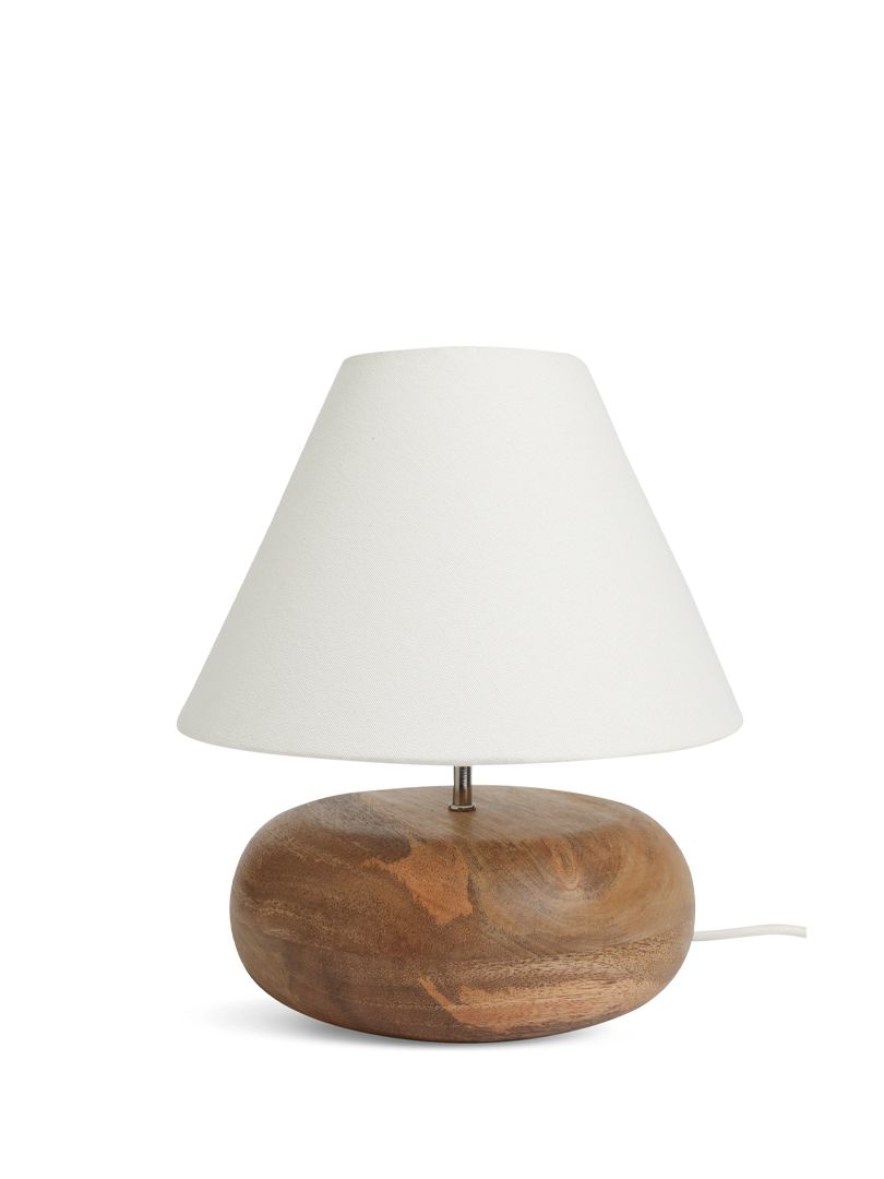Habitat, Pebble Mango Wood Table Lamp