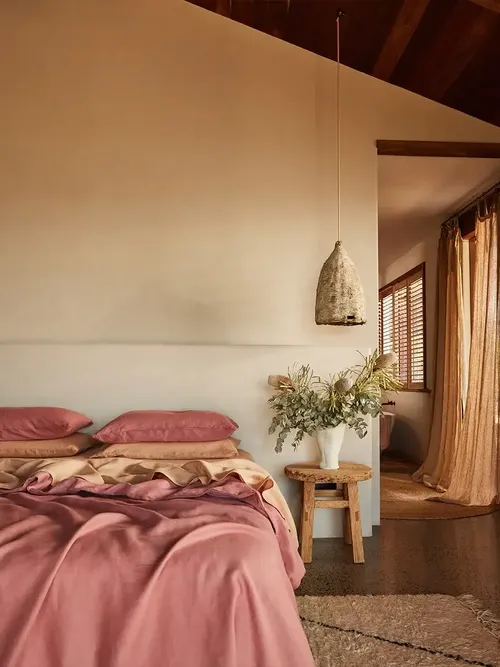 Pink Clay Pillowcases (Set of Two)