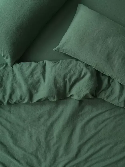 Piglet in Bed Linen Blend Bedding, Oatmeal