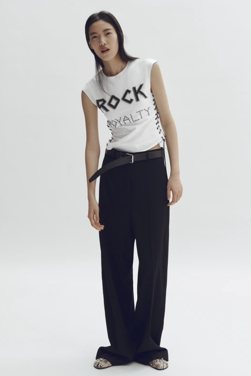 H&amp;amp;M, x Stella McCartney Studded T-Shirt