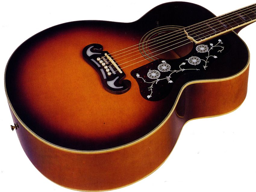 Epiphone EJ-200CE/V N エピフォン 美品 Amazon | Epiphone EJ-200CE Vintage Sunburst エレアコギター