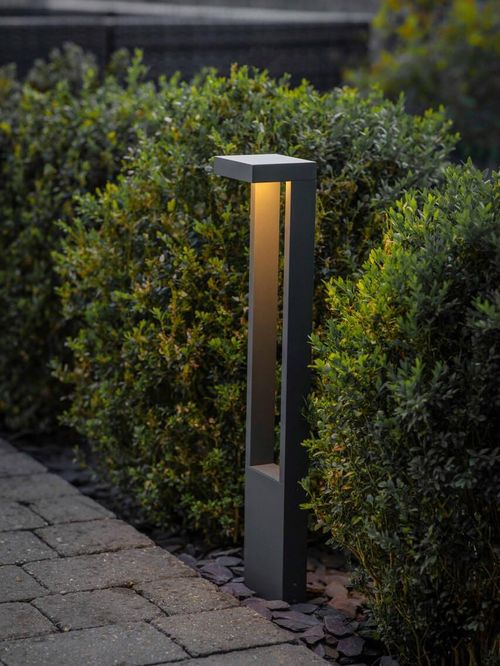 Priors Outdoor Path Light - Aluminium, Dark Grey