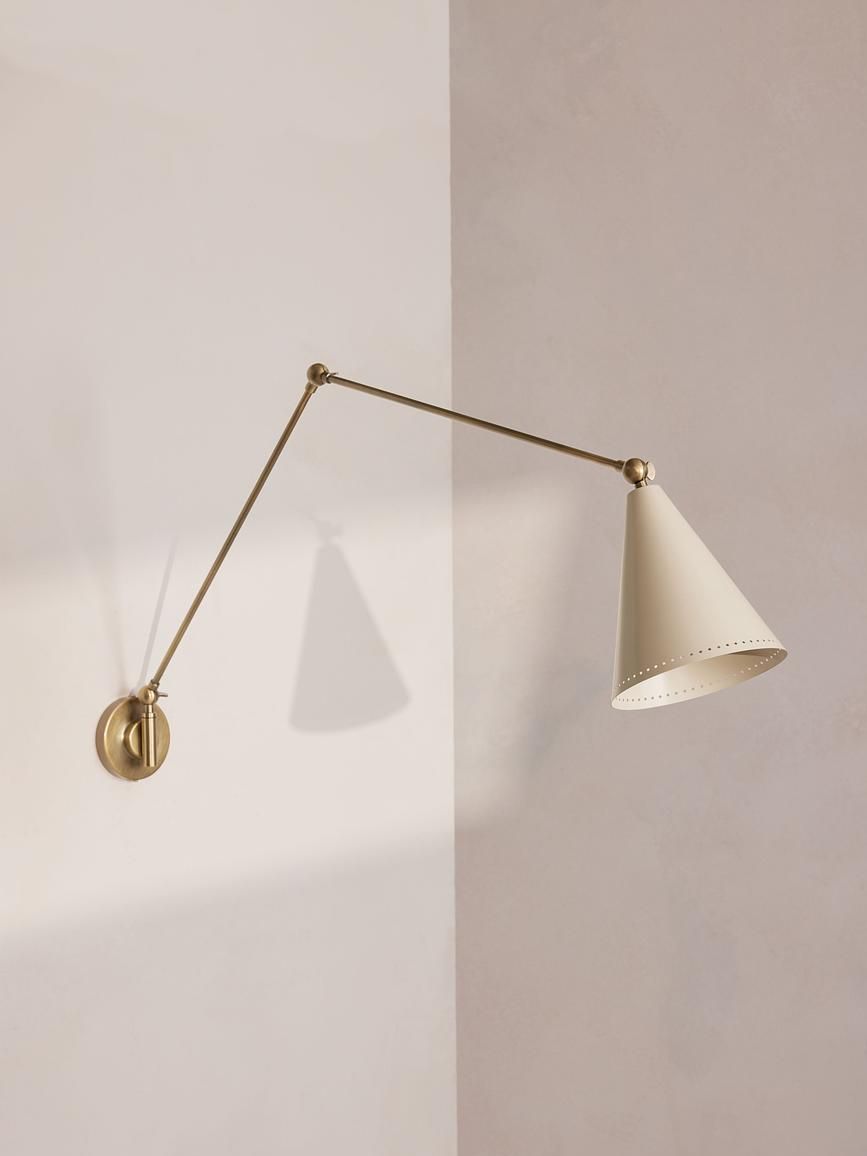 Vincent Wall Light, Cream Shade