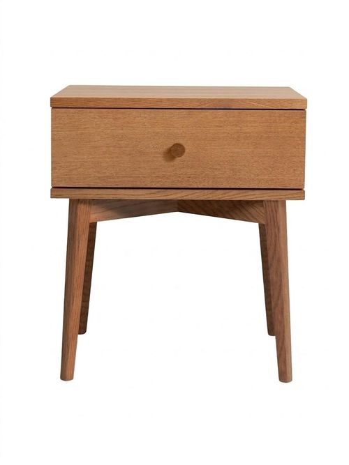 Habitat Kirk Oak 1 Drawer Bedside Table
