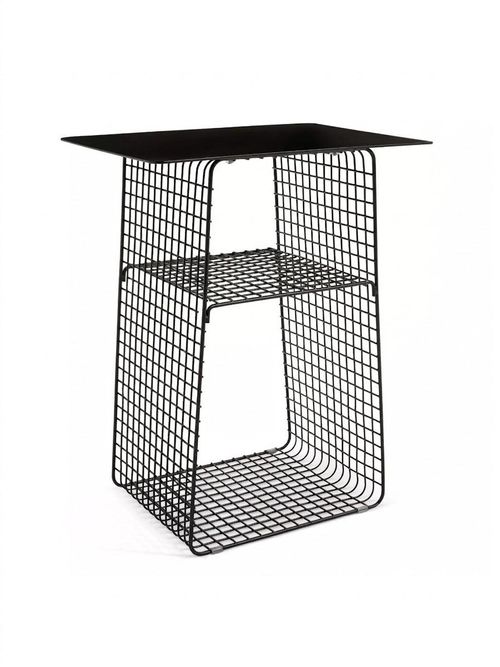 Cal Metal Bedside Table