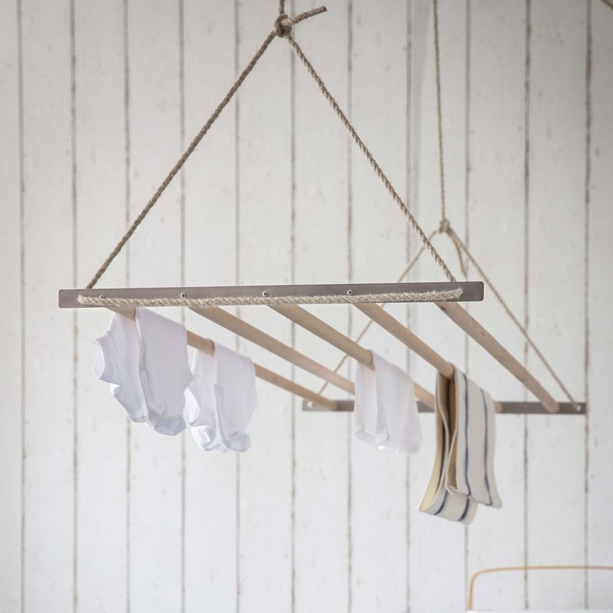 Chalford Ceiling Dryer - Beech Wood, Natural