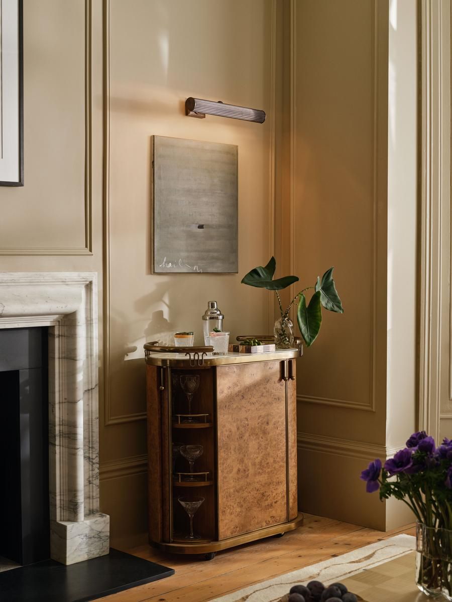 Athos Bar Cart, Calcutta Aura Marble