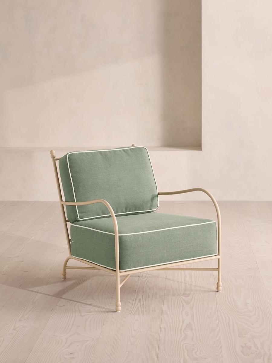 Fawn Outdoor Armchair, Sage, Uk