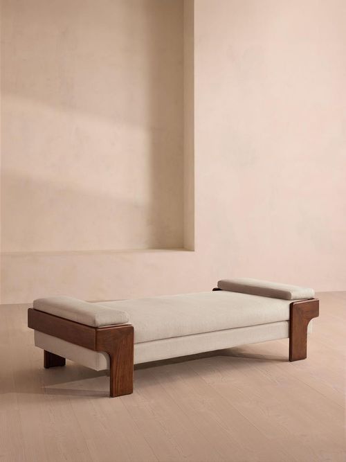 Marcia Daybed in Bisque Linen