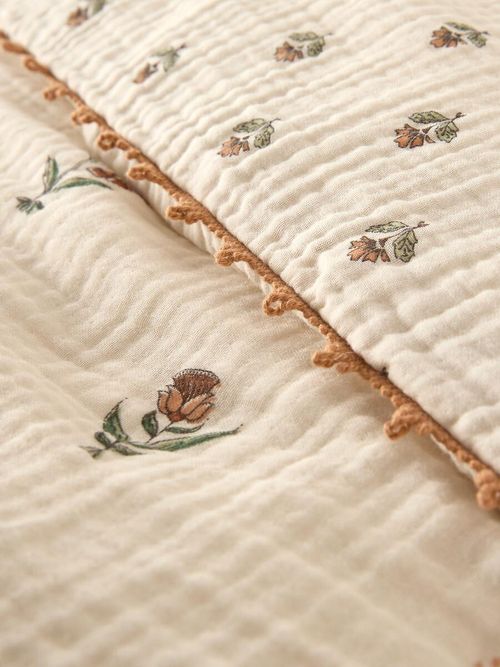 Emeline Cotton Muslin Duvet Cover