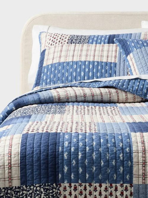 Patchwork Reversible Quilt Set &ndash;&nbsp;Threshold