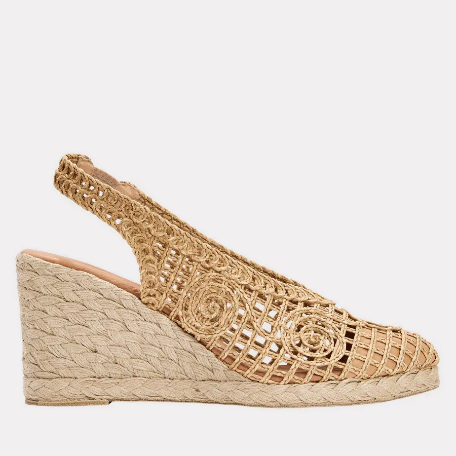 Andr&amp;eacute; Assous, Pamala Raffia Espadrille Wedge