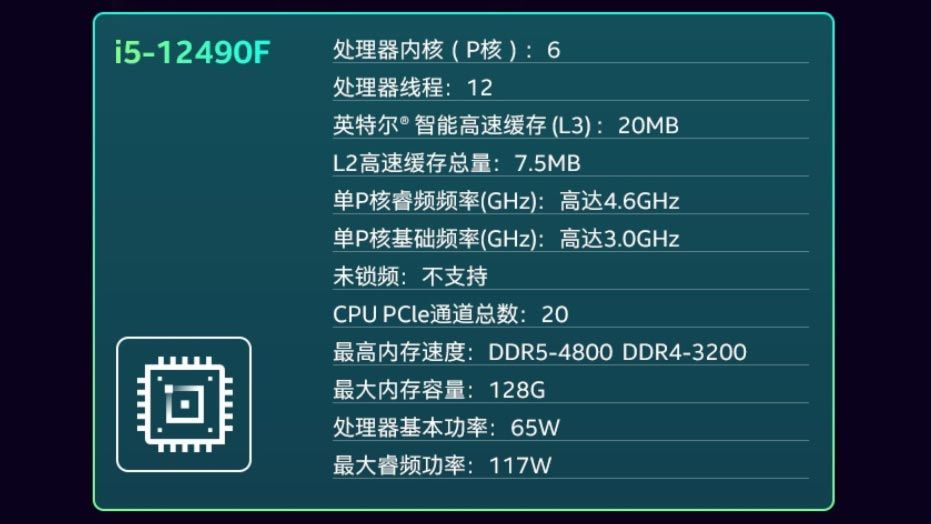 Mysterious Intel Core i5-12490F Spotted in China Listing | Tom's