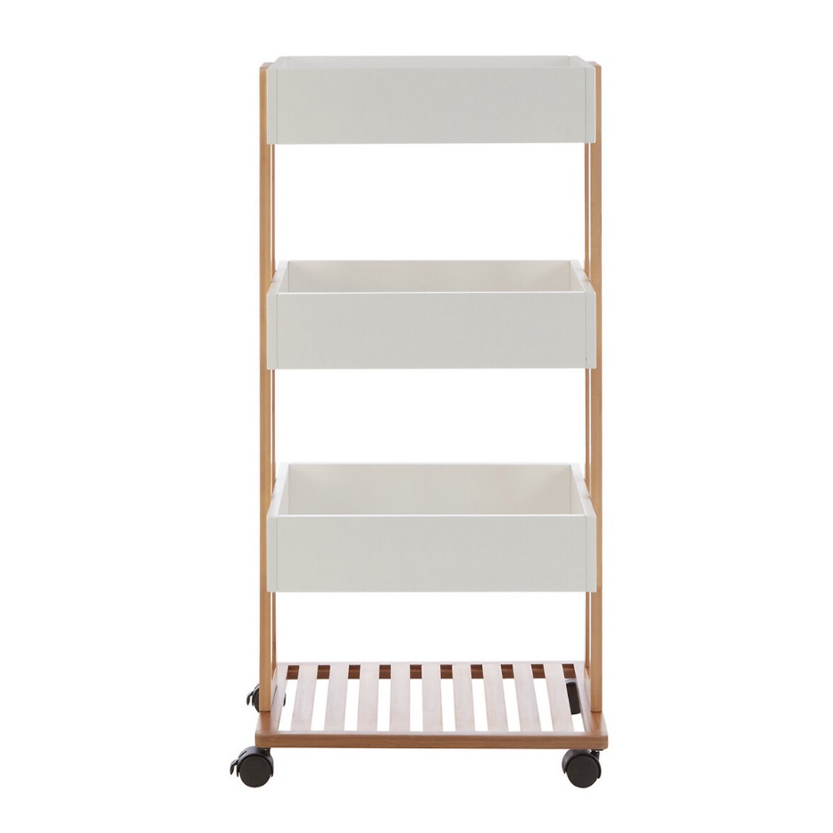 Laredoute, Scandi 4-Tier Bathroom Storage Trolley