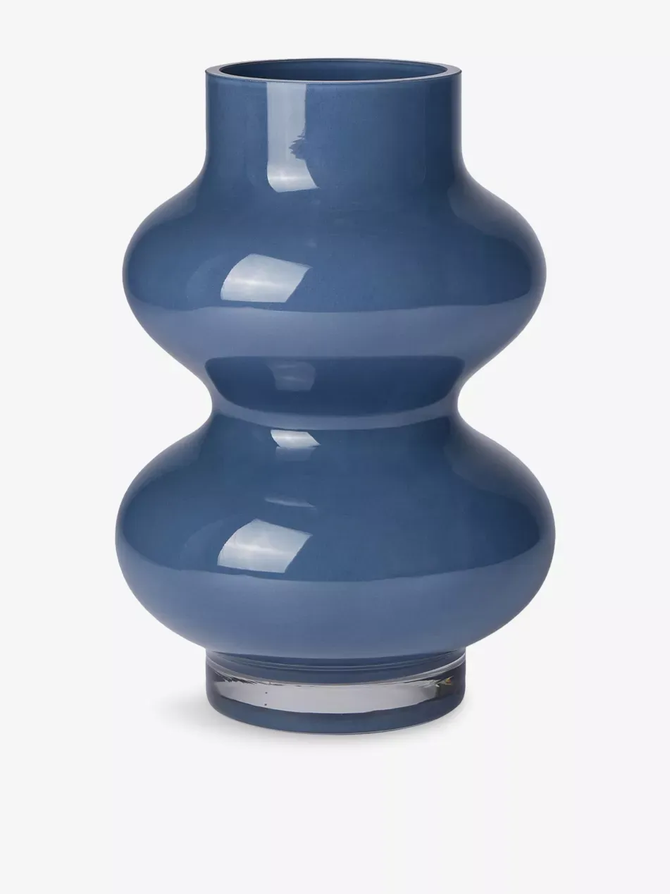Form Curved Glass Vase 25.5cm