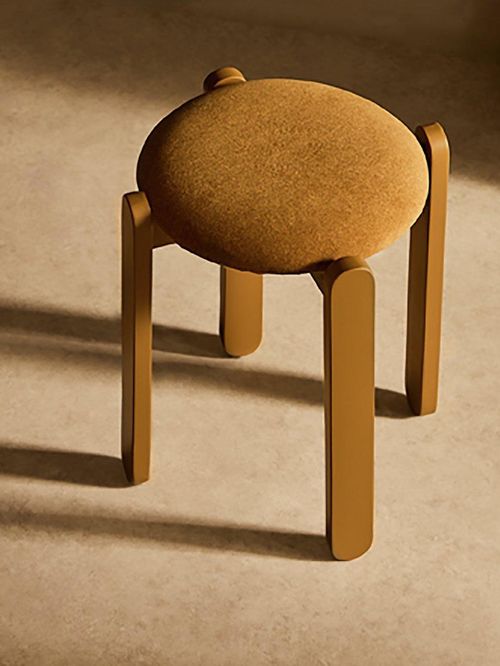 Sami Stacking Stool in Mustard