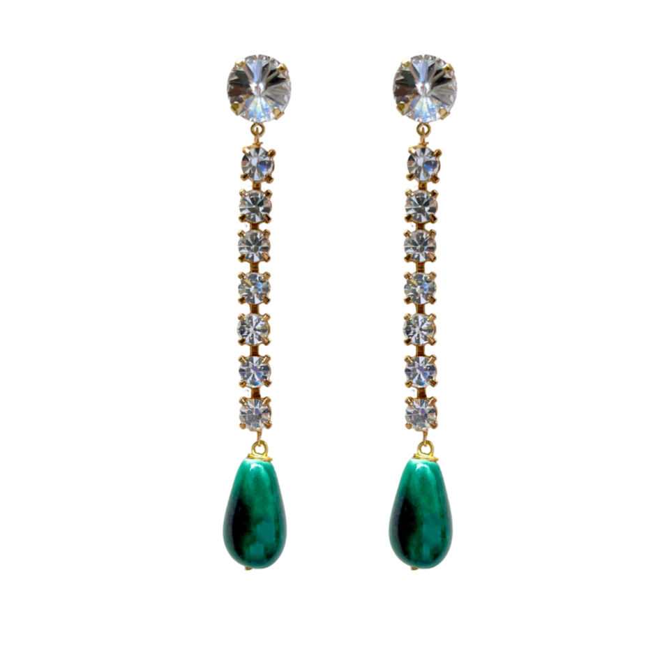 Brilla Brilla Green Earrings