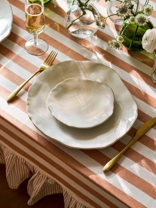 Ithaca Side Plate - Stoneware, White