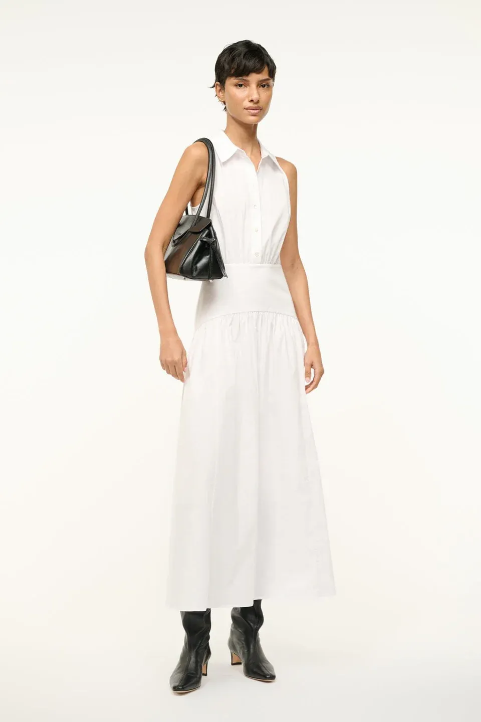 STAUD, Romy Dress White
