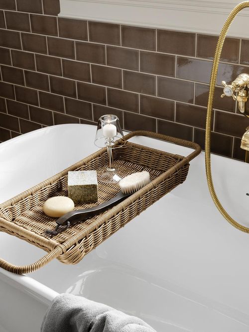 Pickens Rattan Bath Caddy