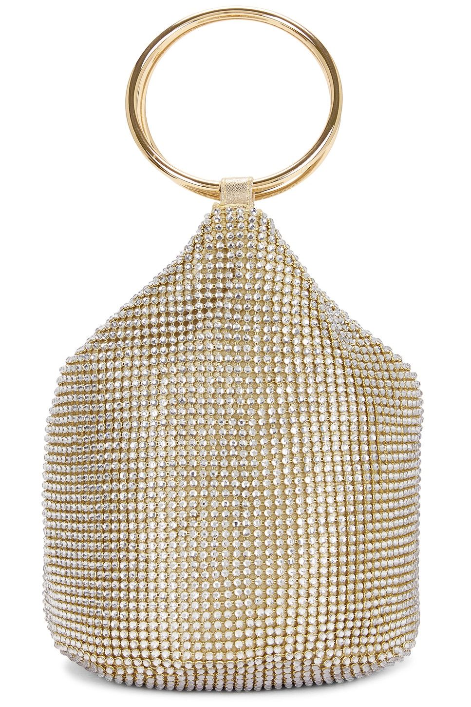 Ellie Crystal Mesh Handle Bag