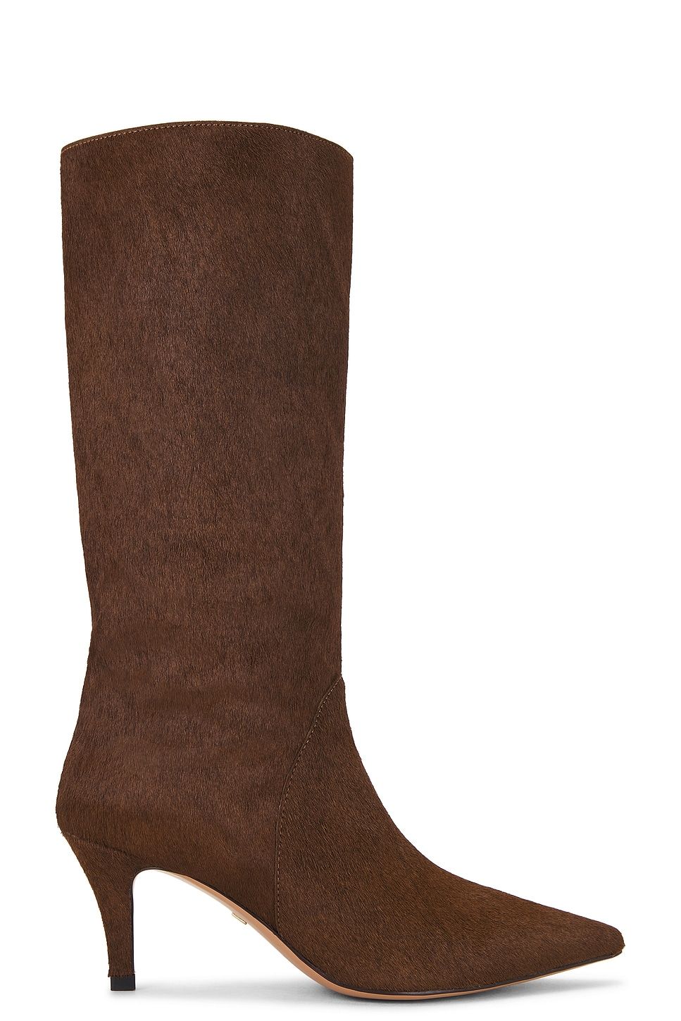 Pony Hair Mid Calf Boot
