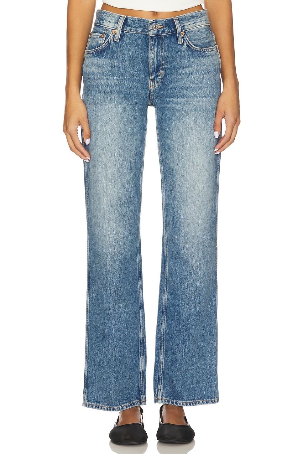 90s Mid Rise Loose Jeans