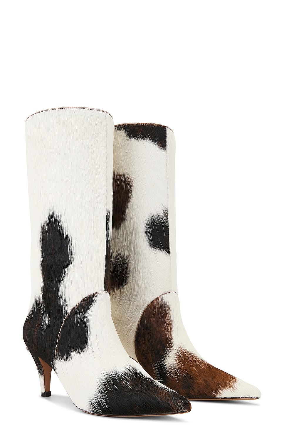 Pony Hair Mid Calf Boot