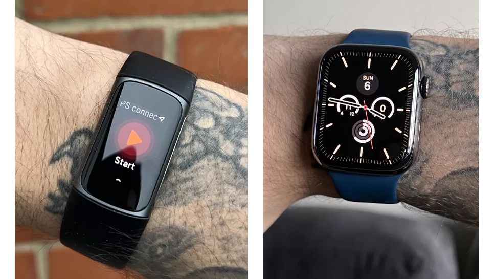 fitbit versa and apple watch