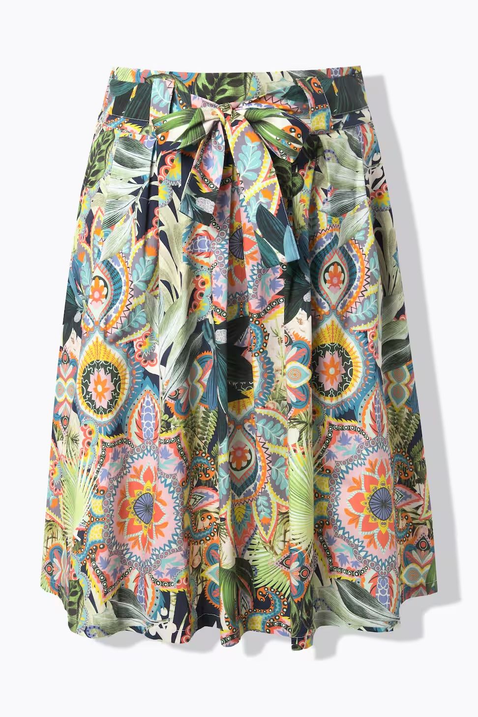 Ulla Popken, Groovy Patchwork Print Skirt