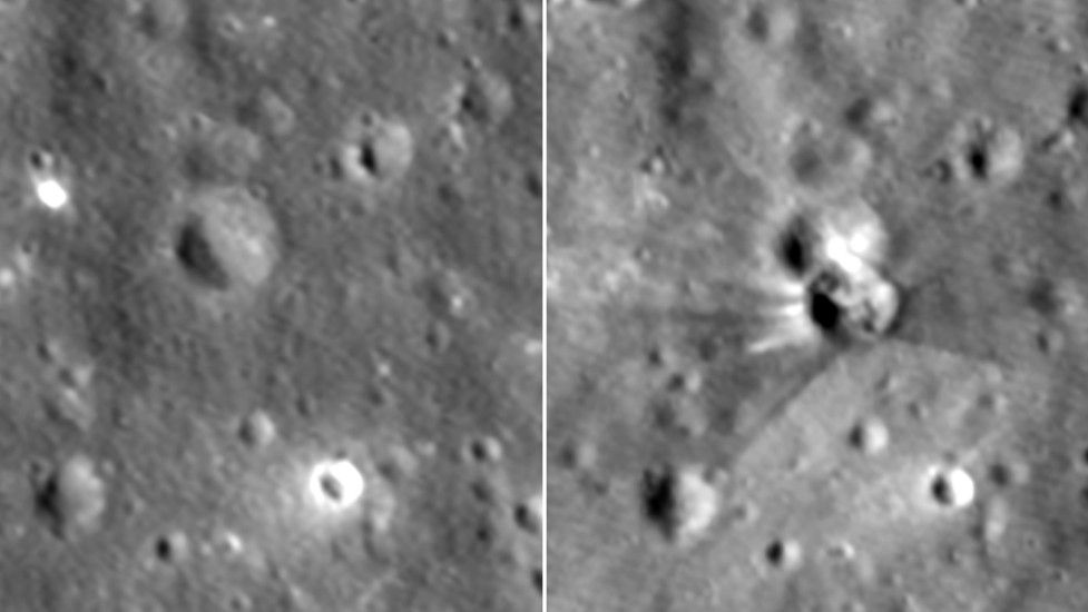 MOONページ Out-of-control SpaceX rocket carved a 60-foot crater into the moon