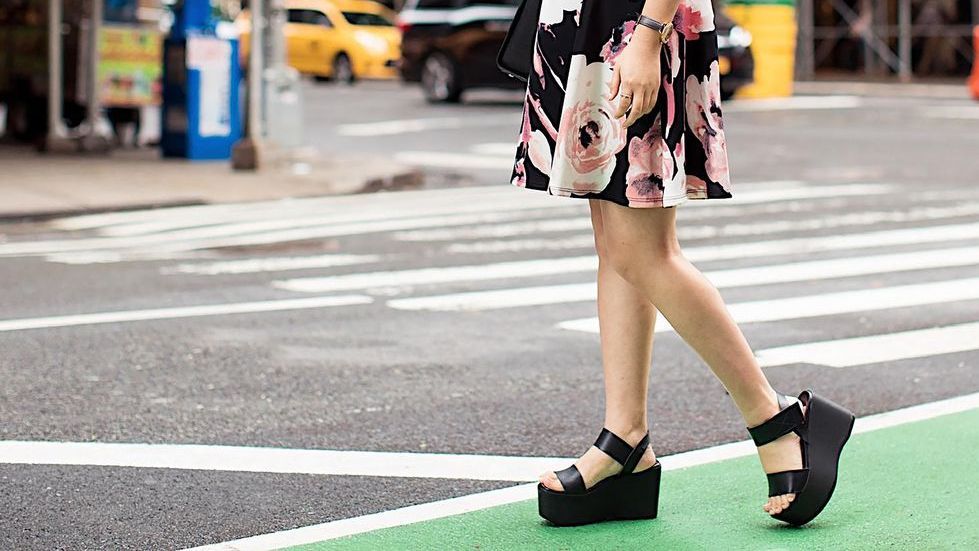 【レディース】Steve Madden Munday Platformパンプス MUNDAY Black Leather Women's Block Heel Platform Loafer