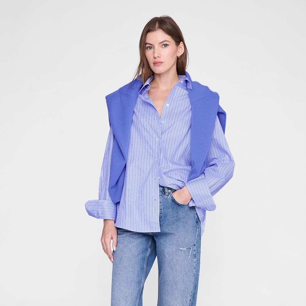 Essie Shirt - Blue Stripe