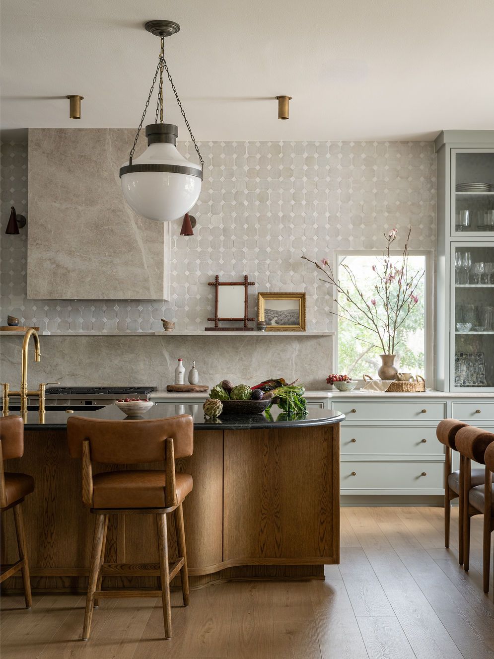 mosaic tile backsplash wall